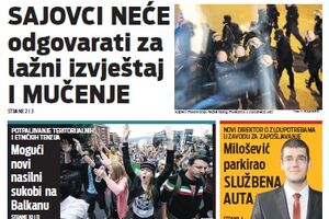 U "Vijestima" čitajte: Sajovci neće odgovarati za lažni izvještaj...