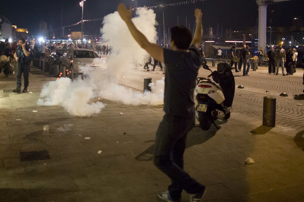 Sukob navijača, Marsej, Foto: Beta/AP