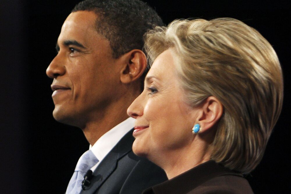 Barak Obama, Hilari Klinton, Foto: Reuters