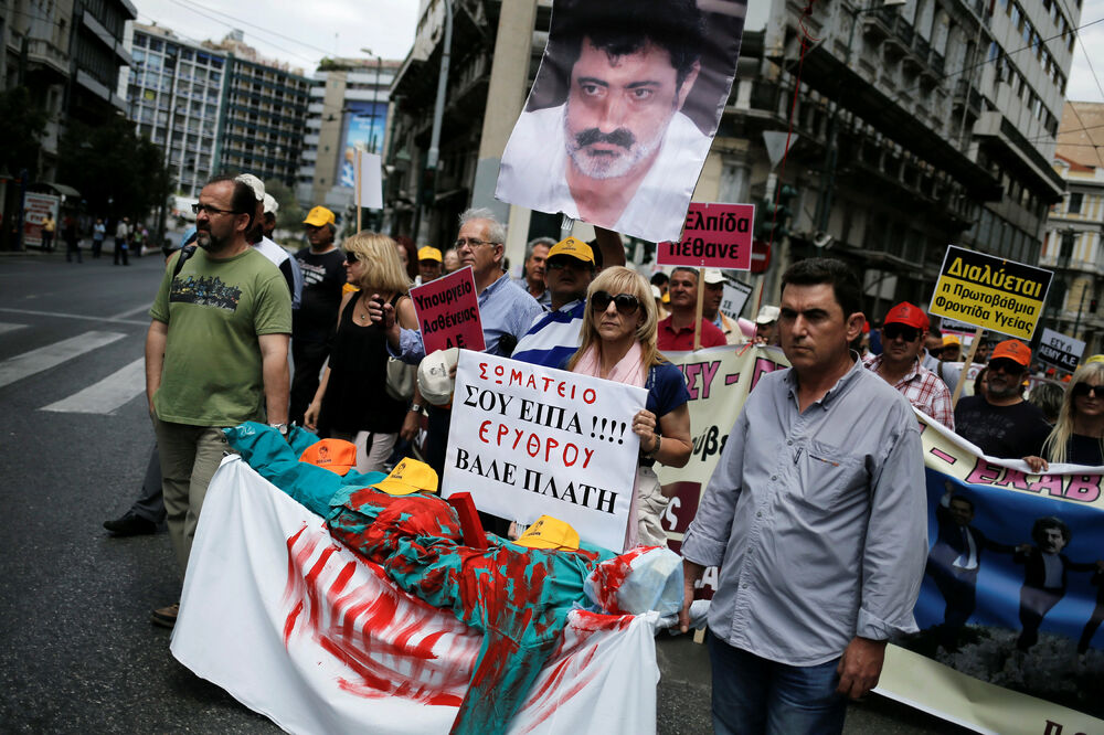 štrajk, Grčka, Foto: Reuters