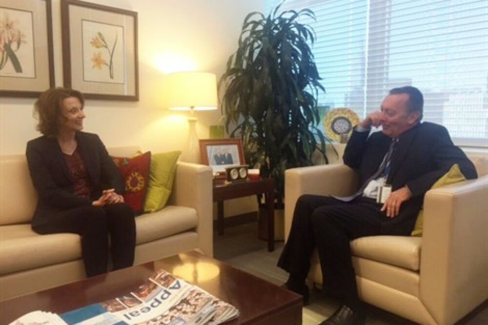 Milica Pejanović Đurišić, Džefri Feltman, Foto: Ministarstvo odbrane Crne Gore