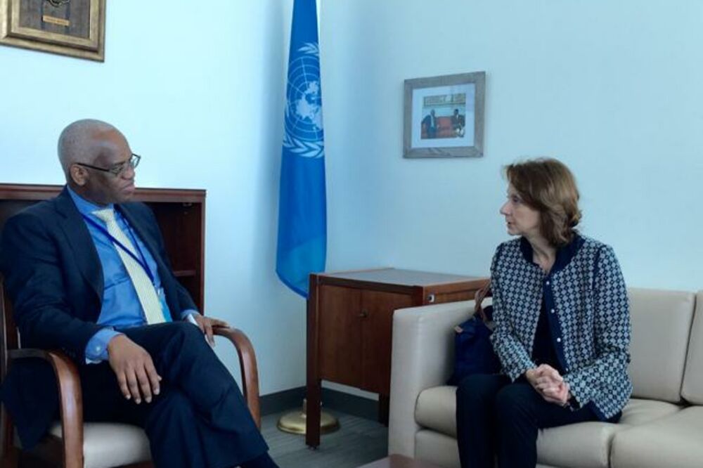 El Gasim Vejn, Milica Pejanović Đurišić, Foto: Ministarstvo odbrane Crne Gore