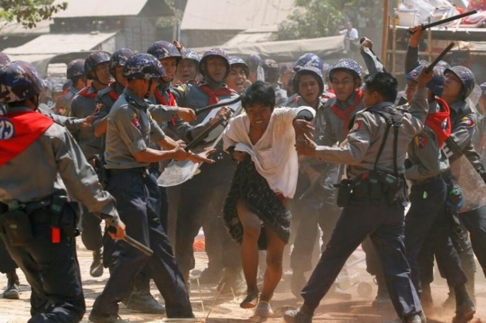 protest Mjanmar, Foto: Twitter