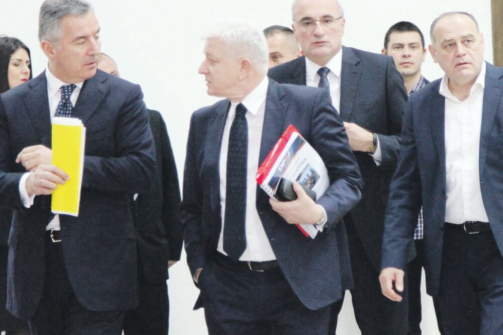 Milo Đukanović, Duško Marković, Milutin Simović, Foto: Filip Roganović