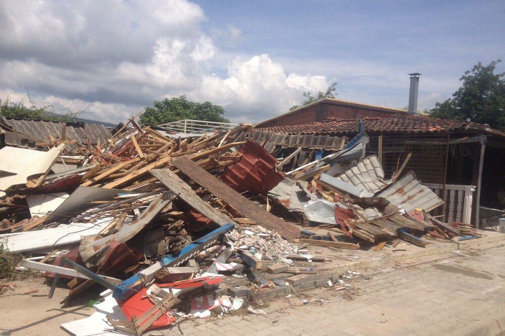 Ulcinj rušenje, Foto: Samir Adrović