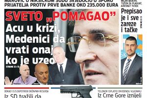 Sveto "pomagao" Acu u krizi, Medenici da vrati onaj ko je uzeo;...