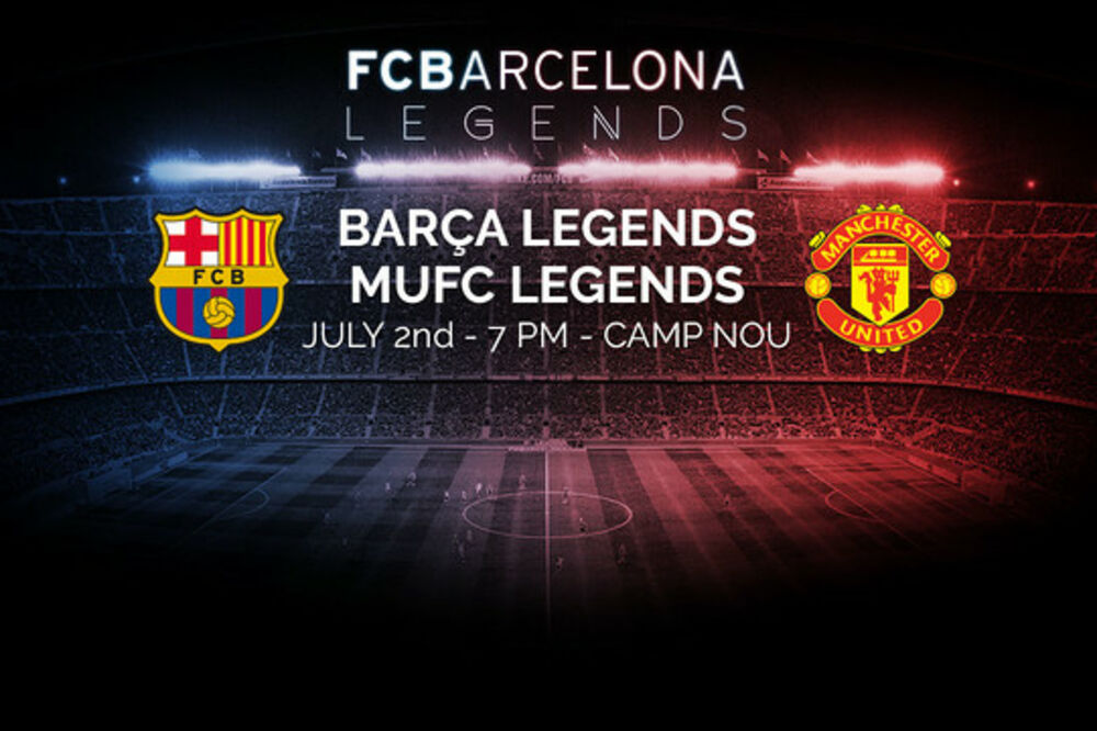 Barselona - Mančeste junajted veterani, Foto: Fcbarcelona.com