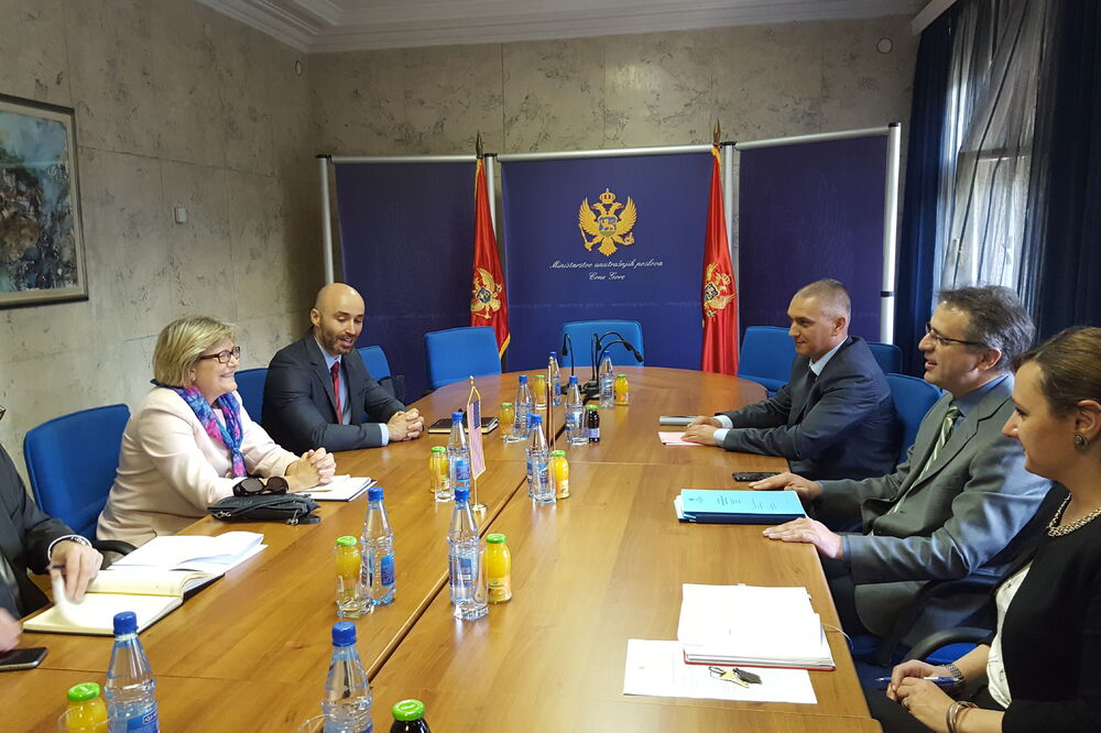 Margaret En Uehara, Goran Danilović, Foto: Mup.gov.me