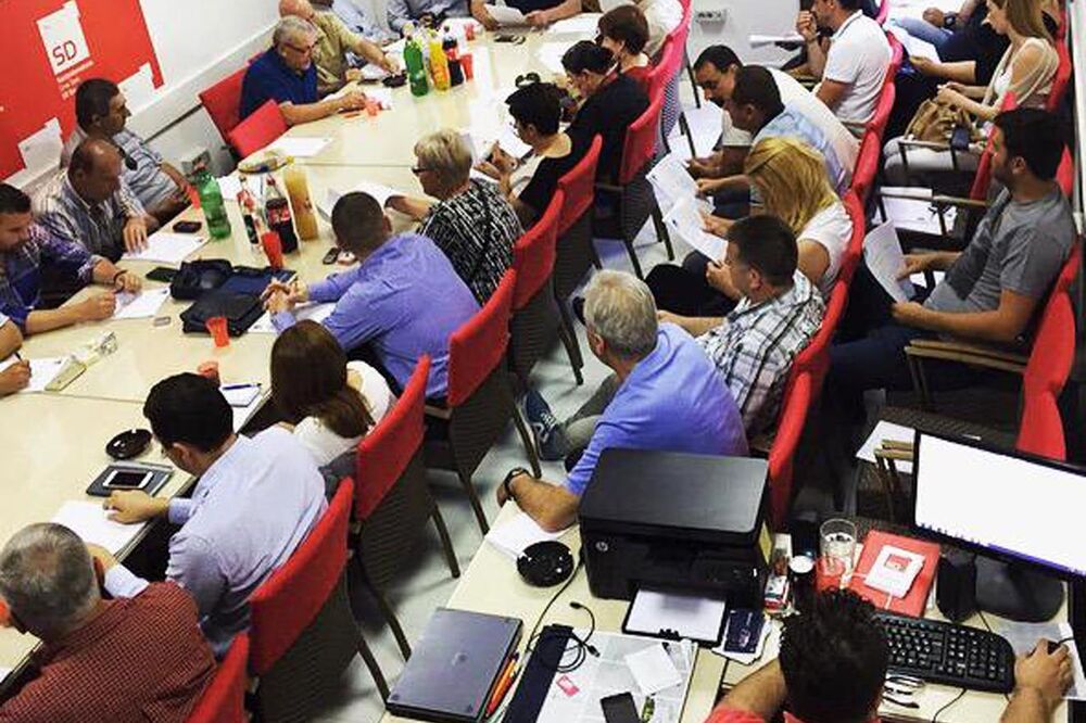 Sjednica SD, Bar, Foto: Radomir Petrić