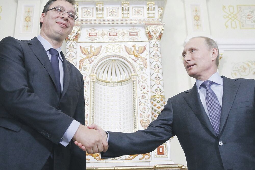 Aleksandar Vučić Vladimir Putin, Foto: AFP