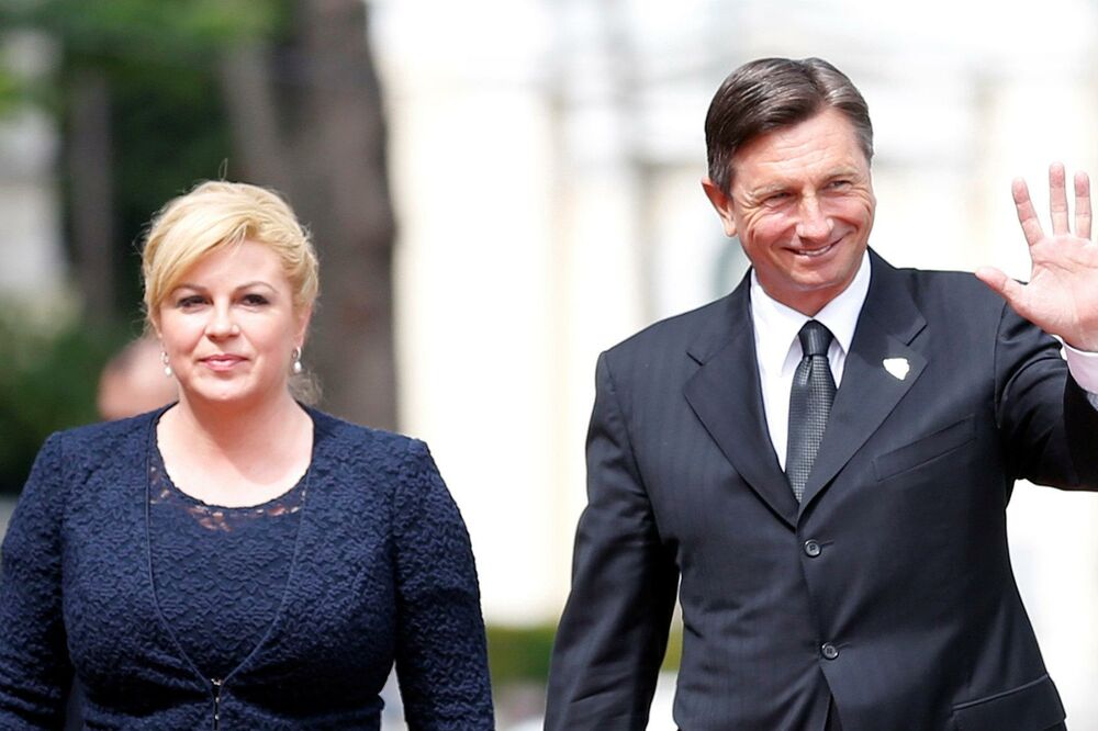 Kolinda Grabar Kitarović, Borut PAhor, Foto: Reuters
