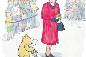 Vini Pu i kraljica Elizabeta slave 90. rođendan