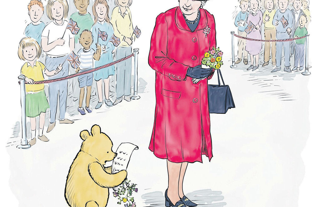 Vini Pu i Kraljica Elizabeta, Foto: Thesun.co.uk