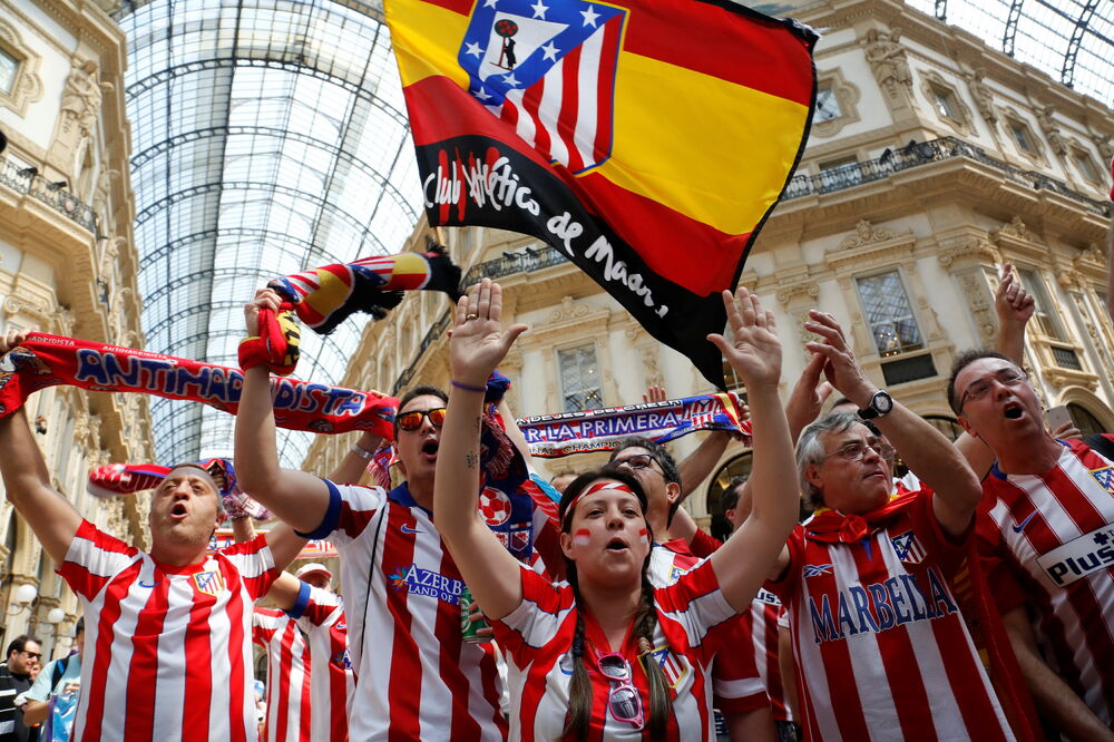 Navijači Atletiko Madrida, Foto: Reuters