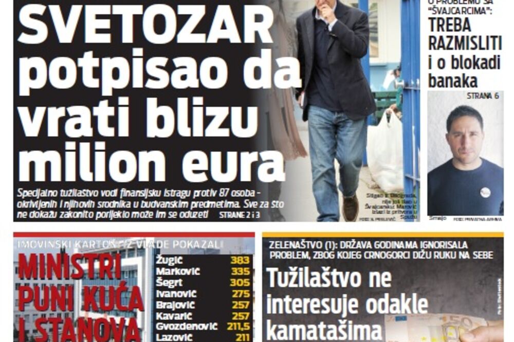 Vijesti 29. maj, Foto: Vijesti