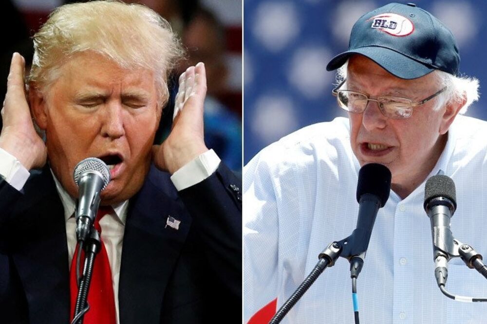Donald Tramp Berni Sanders, Foto: Twitter