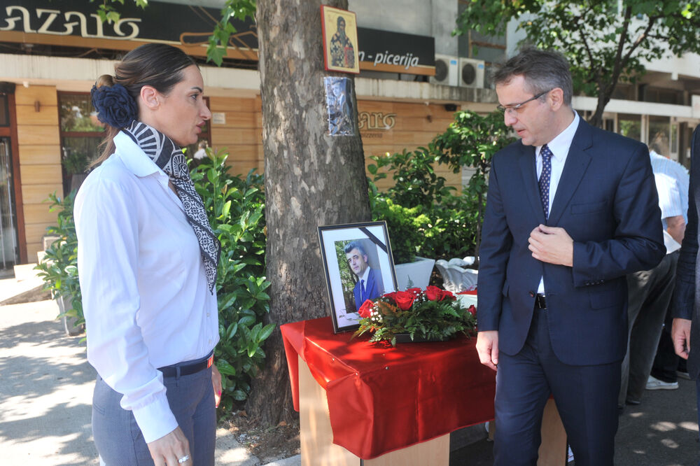 Godišnjica ubistva Jovanovića, Foto: Savo Prelević