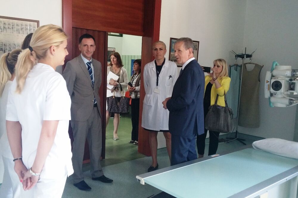 Budimir Šegrt u Domu zdravlja u Tivtu, Foto: Siniša Luković