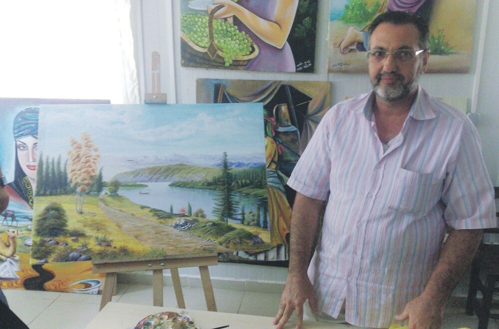 Mohamed el Mahmud, slikar, Turska