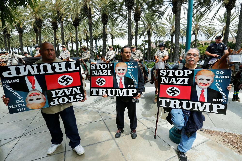 Donald Tramp. protest, Foto: Reuters