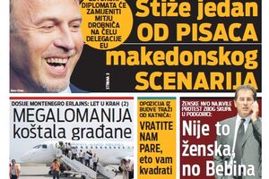 U današnjim "Vijestima" čitajte: Orav stiže u Podgoricu;...