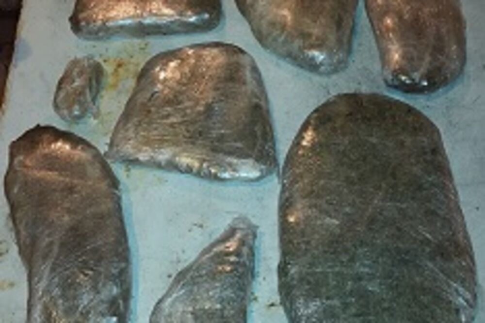 Zaplijenjena marihuana, Foto: Uprava carina