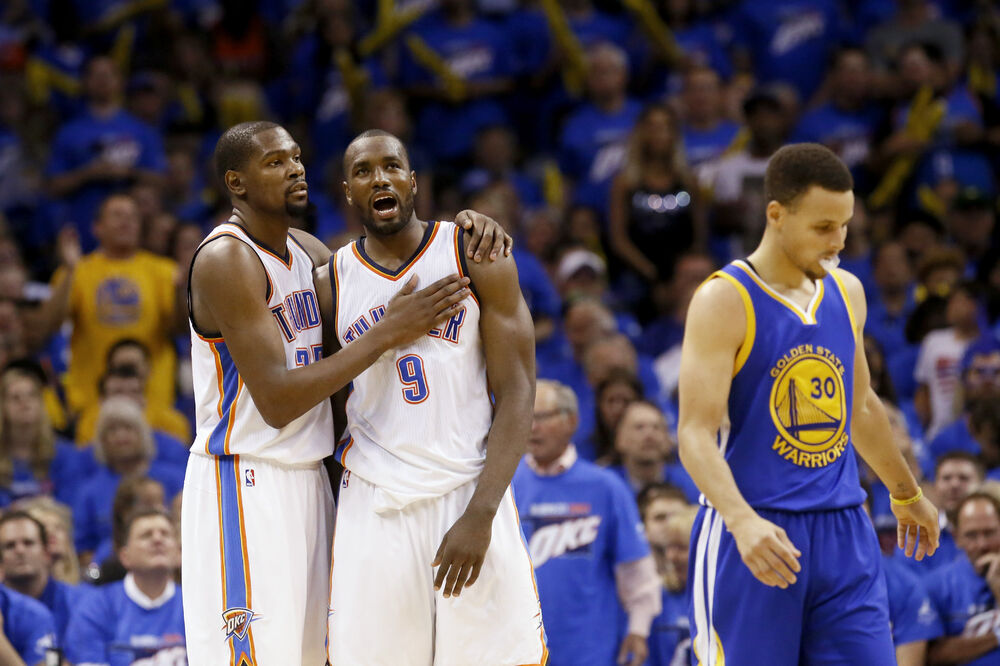 Kevin Djurent i Serž Ibaka, Foto: Beta/AP