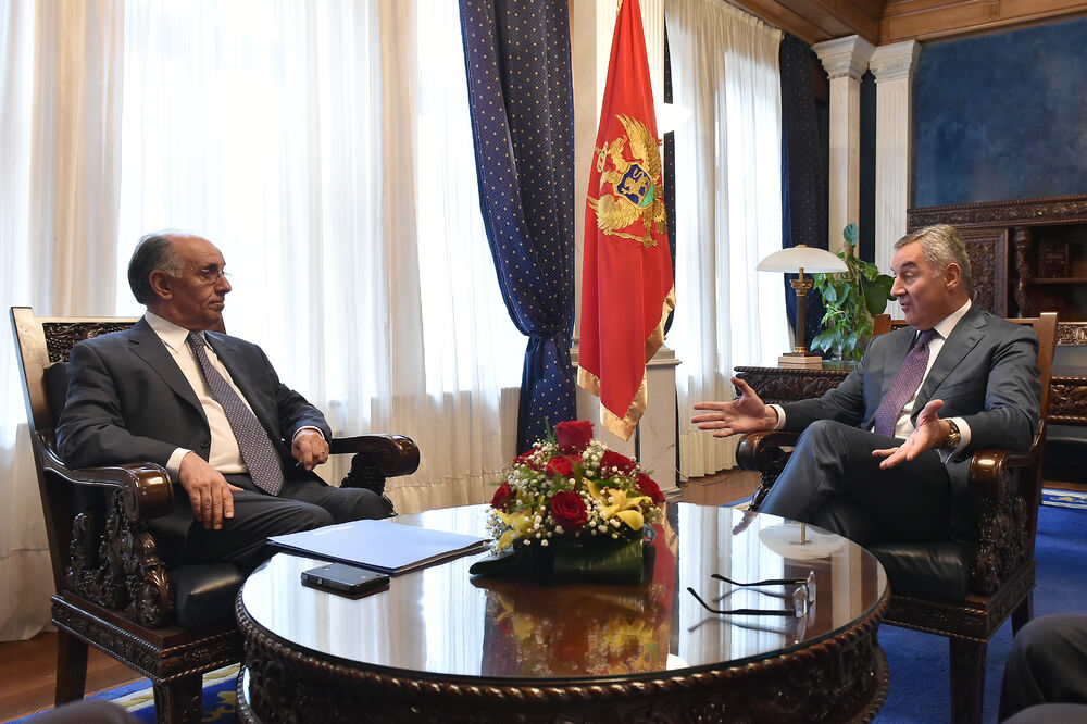 Rikardo Fernandez, Milo Đukanović, Foto: Biro za odnose sa javnošću