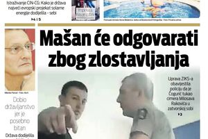 Naslovna strana "Vijesti" za 10. februar