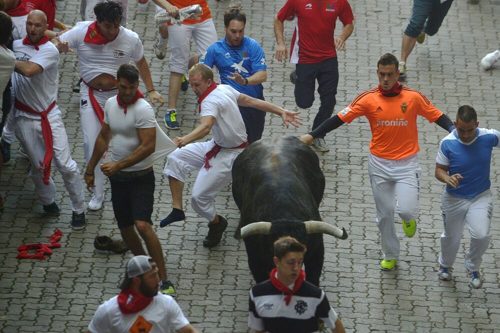 trke s bikovima, San Fermin, Foto: Reuters