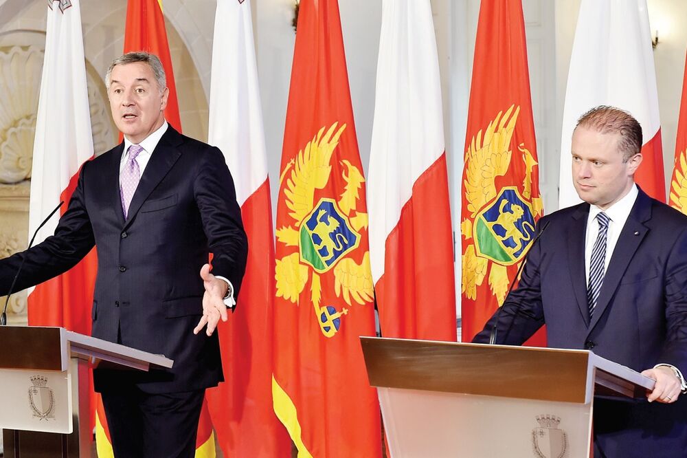 Milo Đukanović, Džozef Muskat, Foto: Gov.me