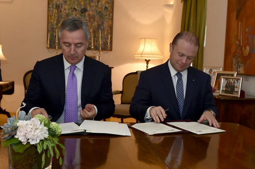 Milo Đukanović, Džozef Muskat, Foto: DPS