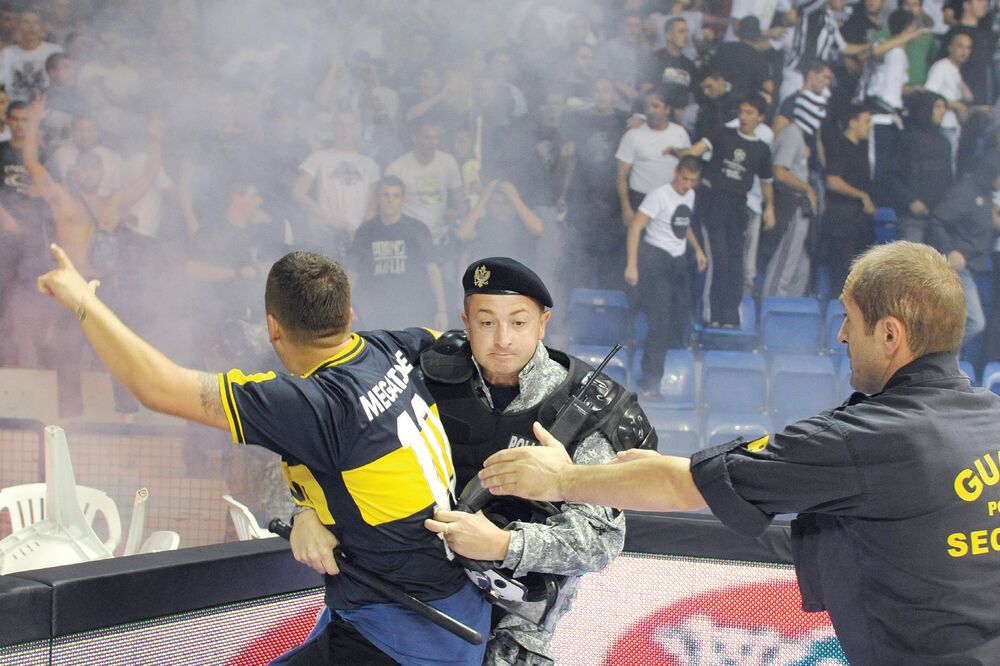 Sportski događaj, nasilje, Foto: Savo Prelević