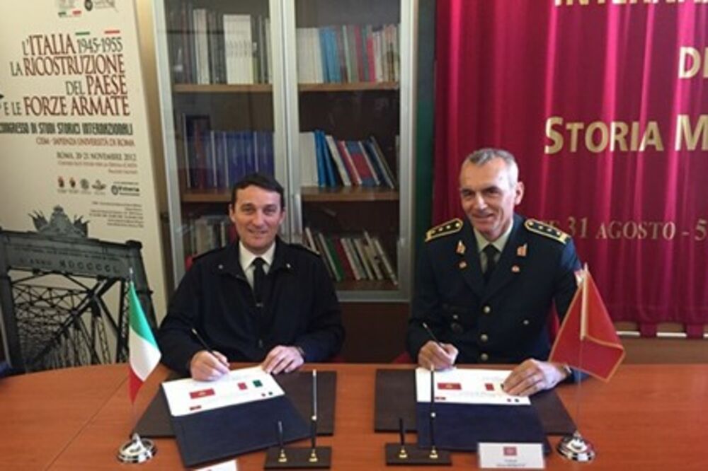 bilataralna saradnja sa Italijom, Foto: Ministarstvo odbrane Crne Gore