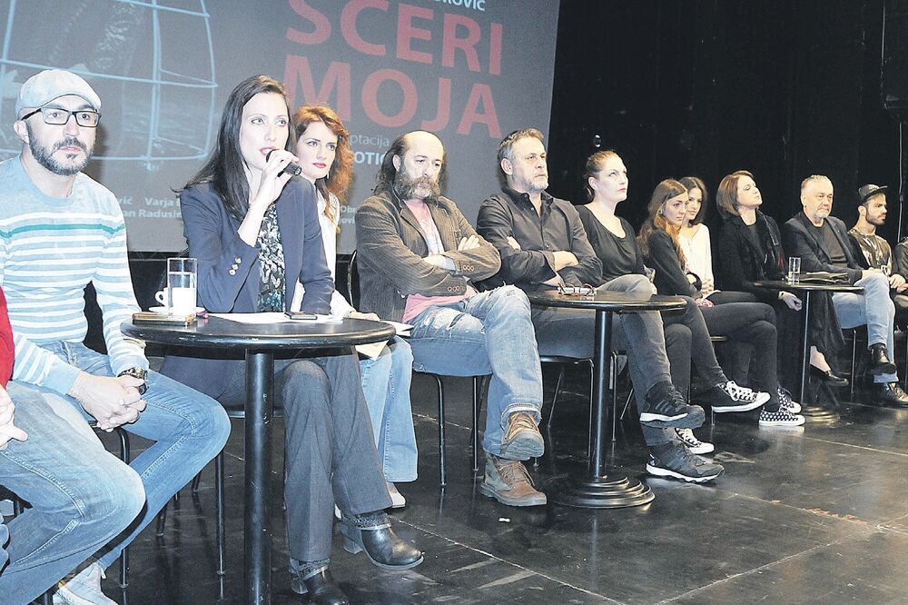 Šćeri moja konferencija za novinare, Foto: Zoran Đurić