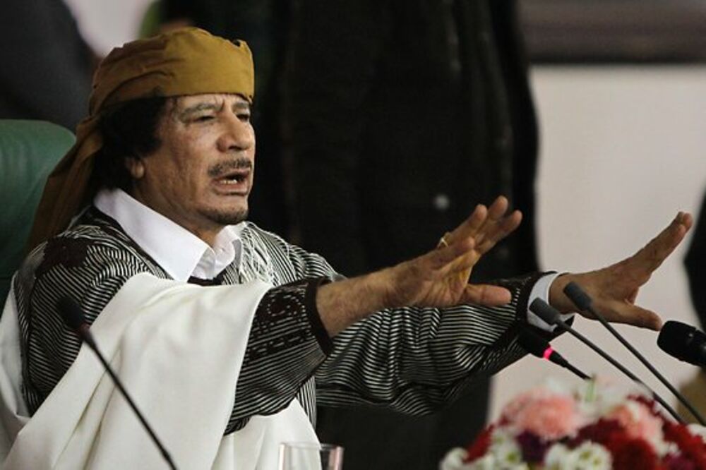 Moamer Gadafi, Foto: Heraldsun.com.au