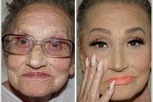 Unuka transformiše svoju baku: Šminka je čini 30 godina mlađom