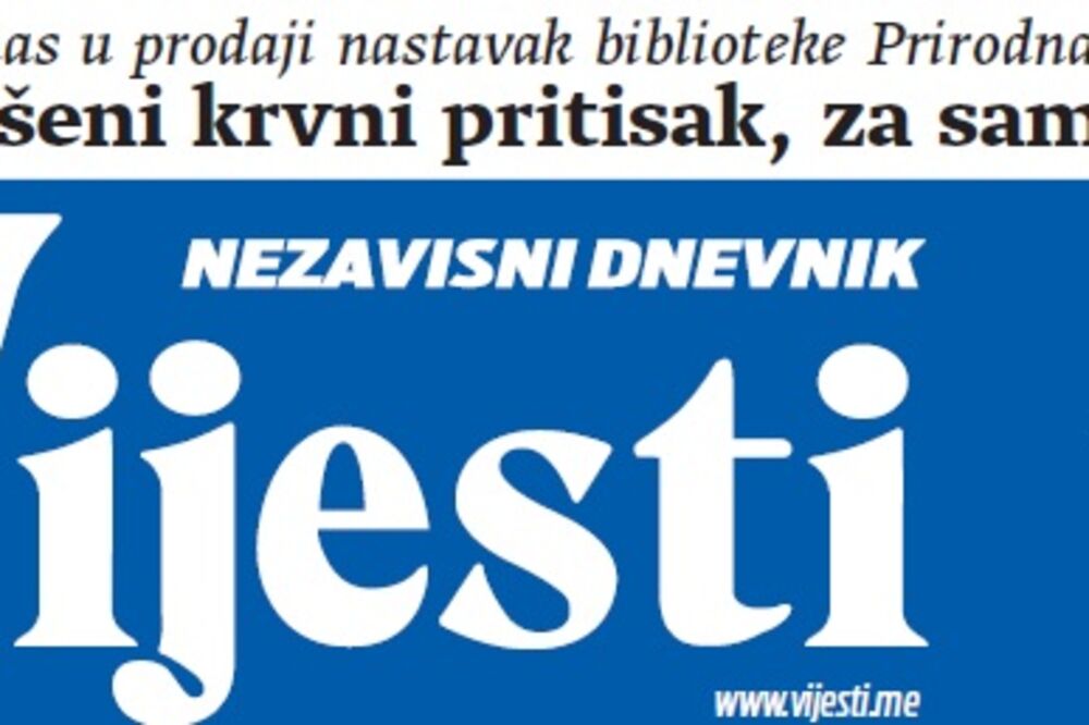 Vijesti, Foto: Vijesti