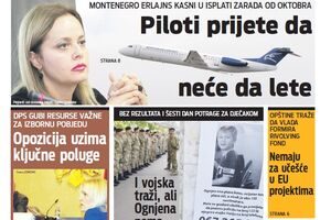 U današnjim "Vijestima": Piloti prijete, Milo je go...