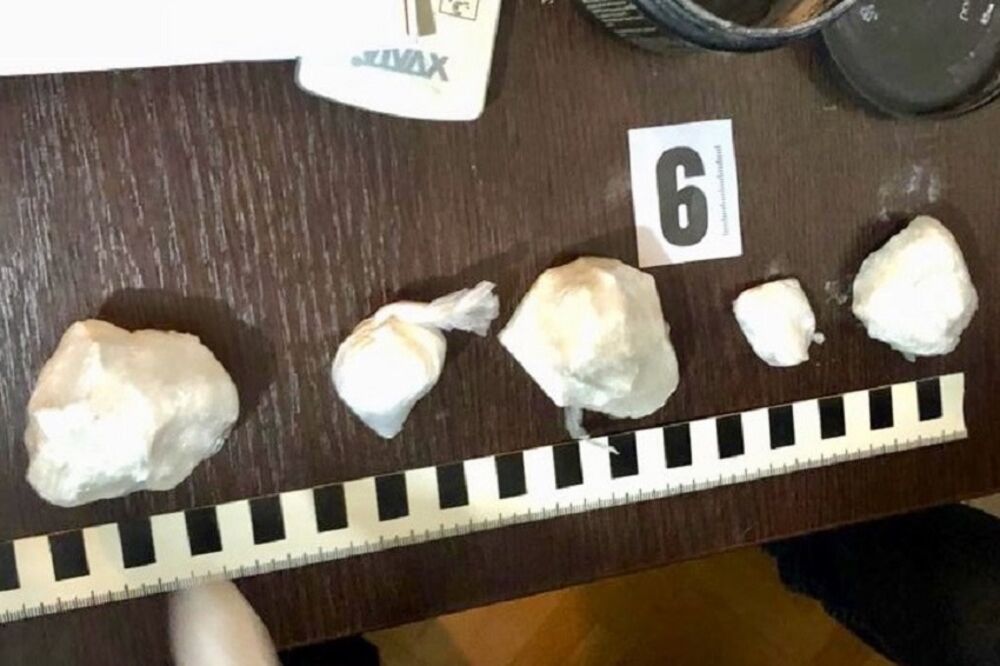 Zaplijenjen kokain, Foto: Uprava policije