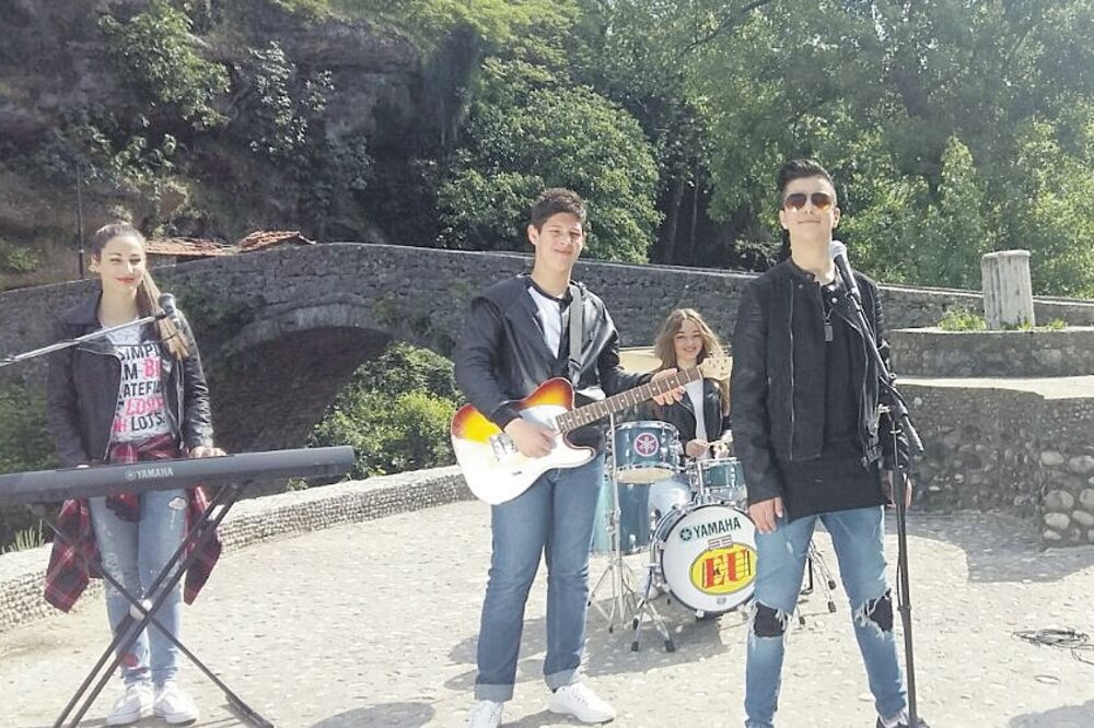 Jovan Aleksić, snimanje spota, Foto: Privatna arhiva