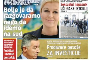 U Vijestima čitajte: Bolje razgovarati nego ići na sud; Seksualni...