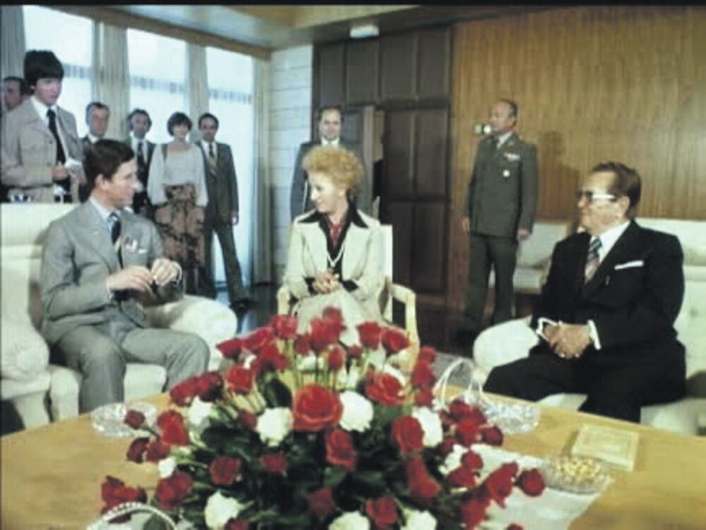 Princ Čarls, Josip Broz Tito