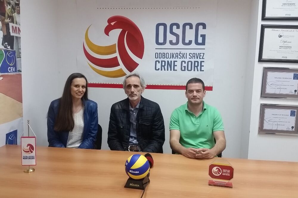 Ksenija Ivanović, Vladimir Milačić, Ivan Bošković, Foto: OSCG