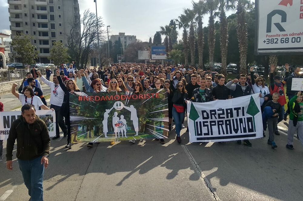 Sa protestne šetnje, Foto: Stefan Đukić