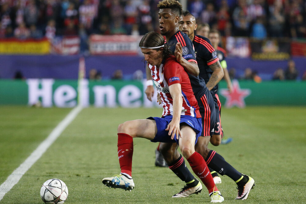 Filipe Luis i Kingsli Koman, Foto: Reuters