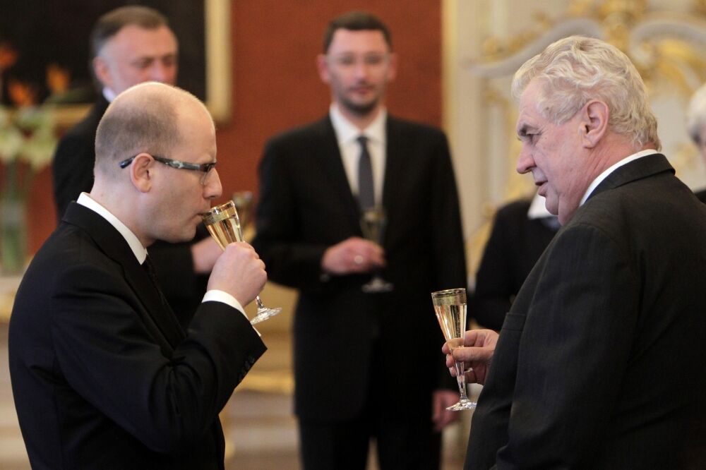 Sobotka i Zeman, Foto: Reuters