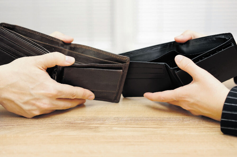 Lični stečaj, novčanik, novac,, Foto: Shutterstock