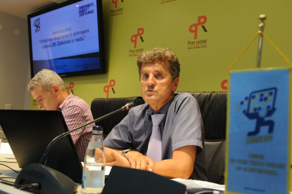 Unija slobodnih sindikata, Foto: Savo Prelević