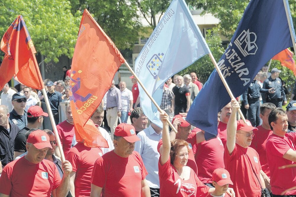 Prvomajski protest, Foto: Arhiva Vijesti